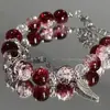 [Coleção de Pulseiras] Pulseira Popular de Venda Quente Floral Borboleta Design de Estrela de Nicho Pulseira Versátil Floresta
