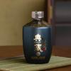 Botella de vino de cerámica de Jingdezhen 500ML colección jarra de vino 1x traje de 2/4 juego completo de adornos etiquetados botella de vino blanco