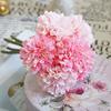 Venta especial: 6 Mini Flores de Crisantemo tipo Margarita de Mano, Flores Artificiales para Hotel, Fotografía de Bodas y Decoración del Hogar