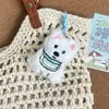 Novo Filhote de West Highland Terrier Boneca de Pelúcia Criativa Pingente Fofo Fofo Fofo Filhote Chaveiro de Bolsa Pingente Presente