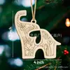 Nuevo producto: la Historia de Amor y Lealtad, Decoración de Madera de Elefante Regalo, Colgante Adorno de Hermandad y Amistad