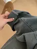 Jeans largo com estampa de Céu Estrelado Americano plus size para mulheres Primavera e Outono novo calça reta de cintura alta afunilada para corpo tipo pera