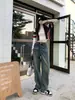 Calça Jeans Feminina Fashion Retrô Comprimento Total com Efeito de Caimento, Verão 2026 Estilo Americano Cintura Alta Nova Solta de Perna Reta
