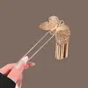 Pasador de Pelo Dorado Estilo Antiguo con Borla de Mariposa Nuevo Estilo Chino Pasador de Pasos Oscilantes Accesorios Estilo Nacional Hanfu Tocados para Fotos de Novia