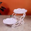 Adornos para mesa de postres soporte de exhibición desechable juego de tazas para pasteles y frutas decoración de mesa de buffet frío de cumpleaños soporte para pasteles decoración