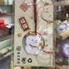 Le Meow Gato da Sorte de Cerâmica Branca Pingente Corrente de Celular Charme de Bolsa da Moda Pingente de Boa Sorte Fortuna Decoração