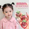 Gomas para el Pelo y Diademas de Fresa para Niñas, Nuevo Estilo Primavera 2026, Lindos y Dulces para Niñas Pequeñas, Alta Elasticidad, Suaves con el Cabello