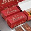 Caja para Tarta de Huevo Horneada 2 Piezas Bandeja para Tarta de Huevo Portuguesa Caja de Embalaje para Tarta Bolsa de Embalaje para Llevar Bolsa de Papel Kraft Impresión