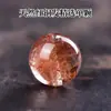 Cristal de Cabello de Cobre Natural Cuentas Sueltas Cuentas de Oblea de Titanio Cristal de Tesoro Múltiple Pulsera Individual Accesorios para Joyería DIY
