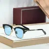 Jmm Sartre Moda Transfronteiriça Nova Armação de Metal para Sobrancelhas Óculos de Sol Retrô Personalizados Proteção Solar Óculos de Sol de Alta Qualidade