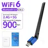 Tarjeta de Red Inalámbrica Doble Banda 1800m Sin Controlador para Computadora de Escritorio Receptor y Transmisor Wifi Inalámbrico USB 3.0 5g Gigabit
