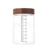 Frasco de Vidrio para Fermentación de Masa Madre Casero con Báscula Plato de Cultivo de Levadura Suministros para Hornear Pan Frasco Sellado Botella para Porcionar