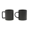 Taza Cerámica Simple Escandinava Blanco y Negro Taza de Agua para Pareja Taza de Café Taza de Hotel Regalo Publicitario Logo Impreso