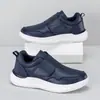 Zapatos deportivos de cuero para otoño e invierno, zapatos cómodos y ligeros para caminar para hombres de mediana edad, zapatos casuales, zapatos para hombre, zapatos para personas mayores, disponibles en tallas grandes