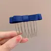 Pente invertido requintado e fofo para penteados estilo princesa, presilhas laterais para cabelo para mulheres, acessórios de cabelo com laço estilo coreano e presilhas de cabelo da moda para estilizar e arrumar fios soltos