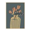 Moderno Simple Pequeño Fresco Planta Flores Lindo Gato Estilo Nórdico Póster Hotel Bar Decoración Pintura de Pared 660