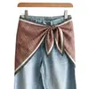 Pañuelo Triangular Cabeza Árbol de Coco Verde Francés para Mujer Estilo Pastoral Primavera Otoño Cubre Trasero Cinturón de Cintura Adorno para la Cabeza Protección Solar Bufanda de Seda Chal
