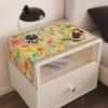 Funda Nueva para Mesita de Noche de Dormitorio Minimalista Moderna, Funda a Prueba de Polvo, Estilo de Lujo Ligero de Gama Alta, Almohadilla Protectora a Prueba de Polvo y Anti-quemaduras