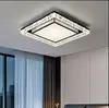 Luz principal de nuevo modelo de lujo ligero estilo italiano para sala de estar y comedor, luz de techo LED protectora para ojos de patrón de grietas de hielo estilo italiano para dormitorio