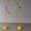 Anillo de Entrenamiento de Obstáculos para Drones Círculo de Plástico con Base Poste FPV Puerta Equipo de Entrenamiento para Competición Pista