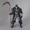 Super-herói Justiça United Meng Steel Bones Batman Batalha Superman Móvel Modelo Boneca Ornamentos