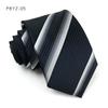 Gravata Masculina Negócios Moda Britânica Listra Diagonal Laranja 8cm de Largura Camisa Social Casual Noivo Casamento Tendência