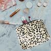 Bolsa cosmética de papel Dupont personalizada con estampado de leopardo, bolsa de almacenamiento portátil para mujer, para labiales, cambio, productos para el cuidado de la piel, bolsa impermeable para lavar, fábrica