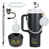 Botella de Agua Térmica Stanley Tapón Antipolvo Taza con Popote Tapa de Taza Correa de Mano Cordón para Botella de Agua Múltiples Estilos Versátiles Set