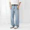 Ropa para Hombre Maple House / Nueva Colección Primavera/Otoño: Pantalones de mezclilla de lyocell estilo americano clanfit de corte holgado, pantalones de pierna recta