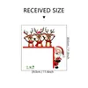 Pegatinas de pared navideñas Papá Noel, renos, árbol de Navidad, decoración de escena festiva, pegatinas navideñas para ventana de cristal