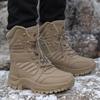 2025 Nuevas Botas Militares de Senderismo de Caña Alta para Exteriores Transfronterizas Botas de Senderismo Casuales para Exteriores Botas de Caña Alta de Moda Británica