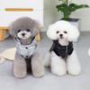 Ropa para perro otoño e invierno nueva ropa acolchada de algodón Teddy perro pequeño ropa para mascotas otoño e invierno 21 desmotada de dos patas ropa acolchada de algodón