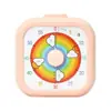 Temporizador Visual, Temporizador Silencioso para Aprendizado Infantil, Ferramenta de Autodisciplina, Despertador Lembrete Contagem Regressiva de Gerenciamento de Tempo