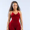 Conjunto de yoga de cor sólida transfronteiriço estilo europeu e americano para mulheres, colete nadador para esportes ao ar livre e fitness, colete sexy justo para modelar o corpo