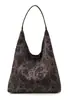 Bolso Grande de Estampado de Leopardo Transfronterizo para Mujer 2026 Nuevo Moda Otoño e Invierno Bolso de Hombro Retro Bolso Tote para Estudiante y Viajero