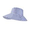 Sombrero de Sol Japonés Plegable a Rayas Sombrero de Pescador Verano Protección Solar Protección UV Moda Combinable Cabeza Grande Sombrero Cubeta