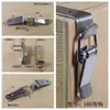 Hebilla de Gancho Curvo de Acero Inoxidable 304 Cerradura Herramienta Caja de Herramientas Hebilla con Cerradura Hebilla de Pico de Pato Caja de Madera Caja de Hierro Hebilla