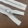 Zíper Ykk em Estoque Não. 5 Zíper Metálico Dourado Branco Brilhante Fechado, Três Opções de Cursor, 15-30cm Em Estoque