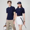 Ropa de Trabajo para Camarero de Catering Logo Personalizado Manga Corta Solapa Ropa de Trabajo Camiseta para Team Building Camisa Polo Ropa de Trabajo Camisa Cultural