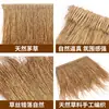 Techo Decorativo de Paja Falsa Área Escénica Granja Tejas de Paja Plásticas Césped Artificial de Pelo Falso Villa Residencial