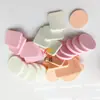 Esponja de Maquillaje SBR Látex Forma Irregular para Venta al por Mayor, Cushion Sensible a la Luz para Corrector CC Stick, Cabezal de Esponja con Múltiples Agujeros, Blanco Premium