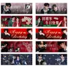 80 peças de marcadores de página de banner de aniversário de Tian Xuning, mercadoria original feita por fãs com os personagens Tian Lei e Zheng Peng, tema de milho doce