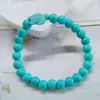 Pulsera de Concha, Moderna Joyería de Estrella de Mar y Tortuga Marina, Pulsera Tejida a Mano, Pulsera Elástica de Cuerda con Concha de Tortuga Marina de Pino Azul