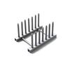 Prateleira de prato de plástico, placa de panela, rack de armazenamento de cozinha, rack de armazenamento doméstico, rack de drenagem, rack de armazenamento de louça removível, rack de armazenamento