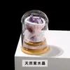 Ramo de Grava de Cristal Natural Botella de los Deseos Árbol del Dinero Adornos de Escritorio de Oficina Artesanía de Cristal Fabricante Mayorista