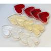 Ins Coreano Borda Transparente Emenda Coração de Pêssego DIY Acessórios de Brincos Acrílicos Coração Acessórios de Cabelo Material de Adorno Atacado