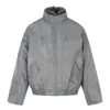 Chaqueta Acolchada Estilo Retro Americano con Cuello de Piel para Snowboarders para Hombres y Mujeres 2026 Otoño/Invierno Marca de Tendencia Abrigo de Algodón con Forro de Terciopelo Ropa Exterior