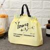 Bolsa Desechable con Cordón para Llevar Empaque Bolsa de Plástico Portátil Ensalada Comida Bolsa de Empaque con Cordón Bolsa Lala