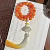 Nueva Serie Estilo Chino Pulsera de Bodhi Rosa Lema de Seis Caracteres Doble Círculo Pulsera de Mano Cuentas Budistas Rosario Al por Mayor