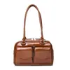 Bolso de Hombro Retro Multibolsillos Sencillo para Mujer 2025 Verano Estilo Coreano Moderno Bolso de Mano de Alta Gama Bolso de Hombro